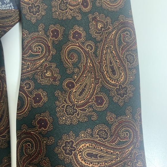 Jacobs Roberts Ltd. men's paisley necktie pre-owned in good condition - Picture 2 of 4